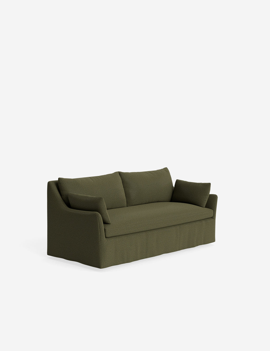Pavona Slipcover Sofa | Casual Elegant Design, Slope-Arm Style