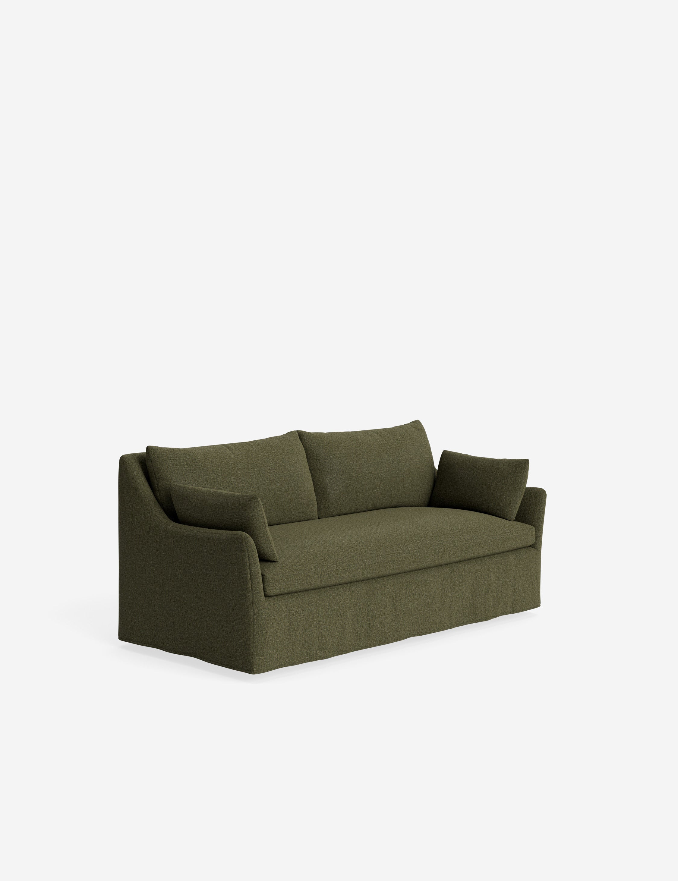 Pavona Slipcover Sofa | Casual Elegant Design, Slope-Arm Style