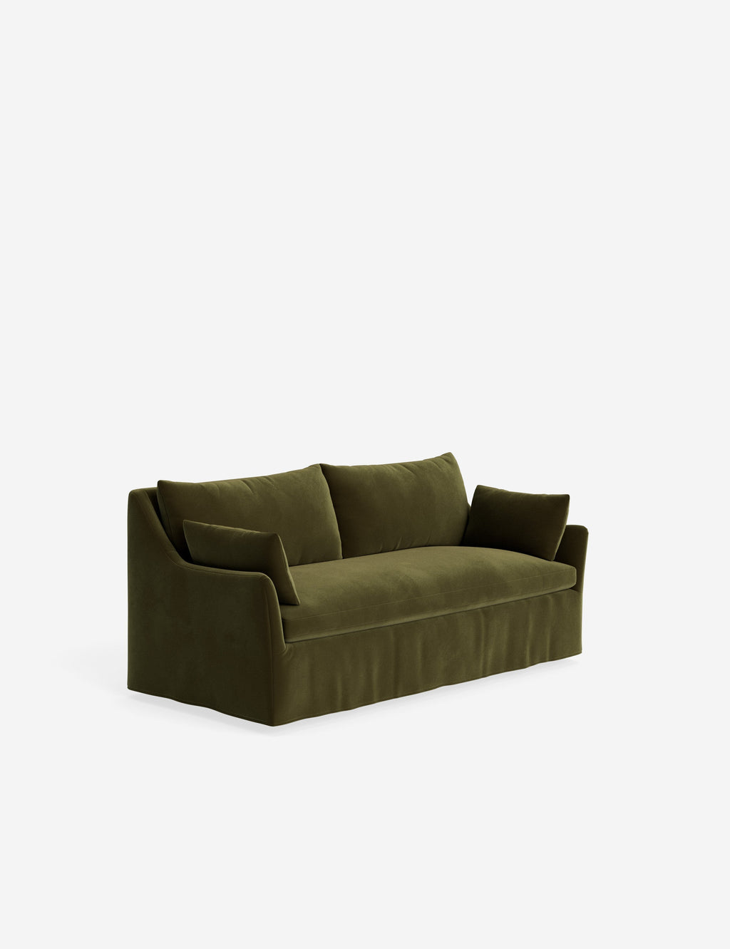 Pavona Slipcover Sofa | Casual Elegant Design, Slope-Arm Style