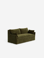 Pavona Slipcover Sofa | Casual Elegant Design, Slope-Arm Style