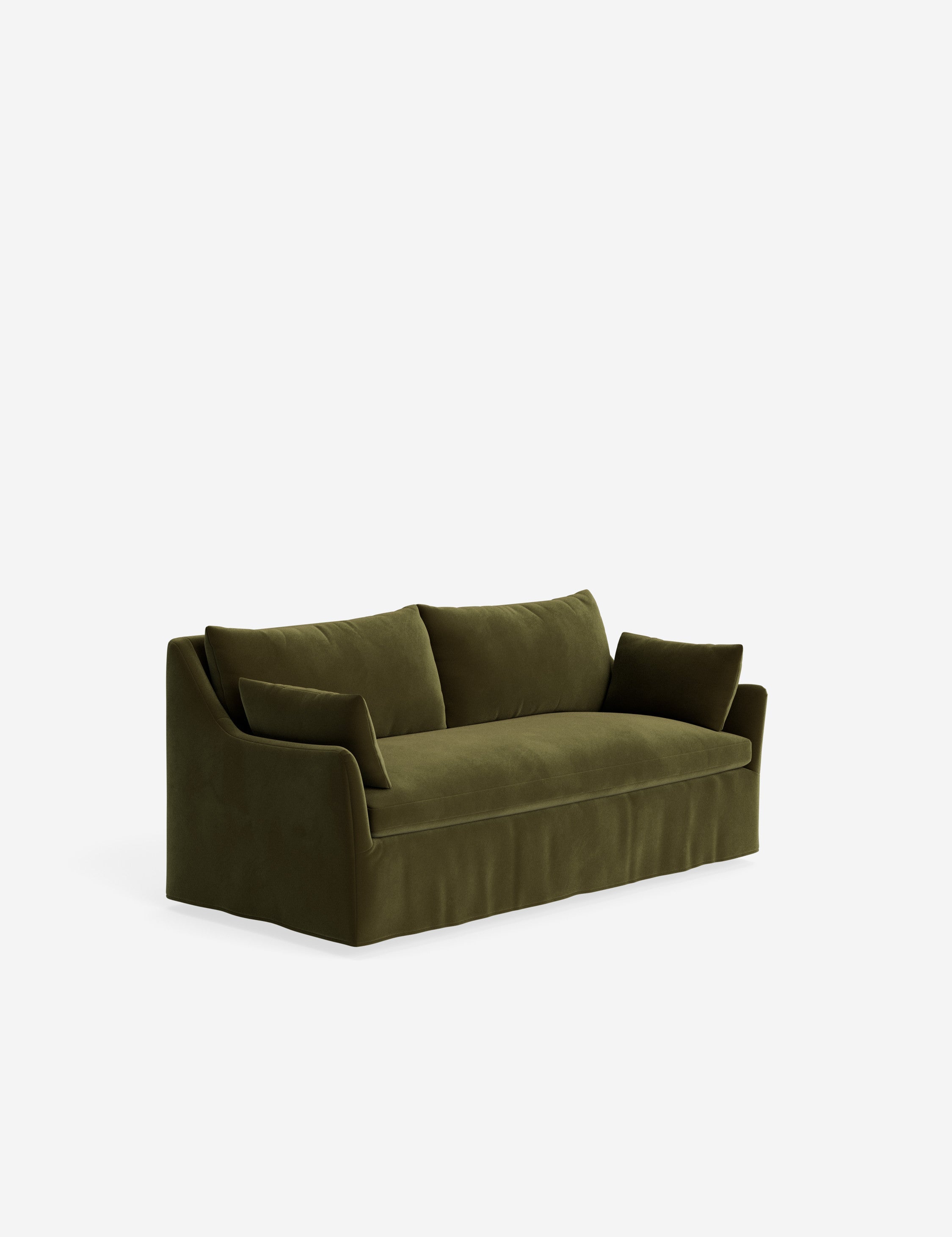 Pavona Slipcover Sofa | Casual Elegant Design, Slope-Arm Style