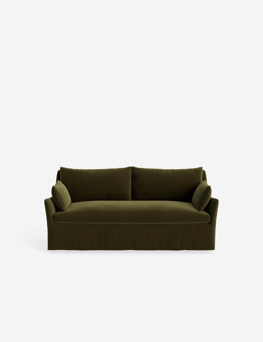 Pavona Slipcover Sofa | Casual Elegant Design, Slope-Arm Style
