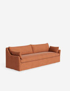Pavona Slipcover Sofa | Casual Elegant Design, Slope-Arm Style