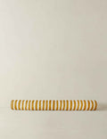Bello Long Bolster Pillow | Painterly Stripe Linen Design