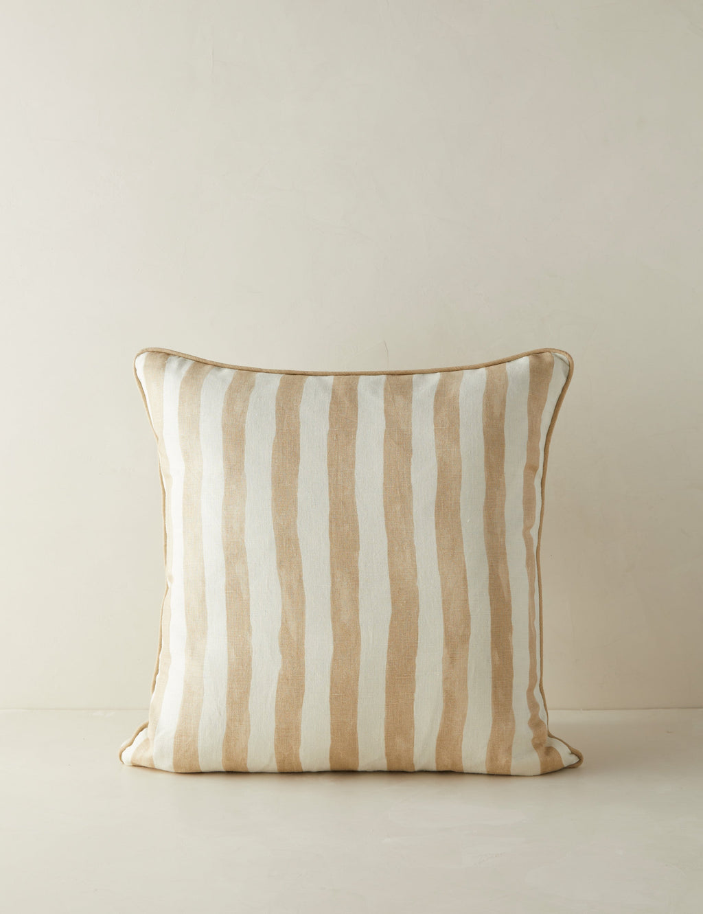 Bello Stripe Linen Pillow | Modern Painted Design