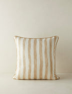 Bello Stripe Linen Pillow | Modern Painted Design