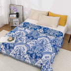 PaisleyDream: Cotton Blankets with Elegant Paisley Pattern & Decorative Tassels – for Sofa & Bedroom
