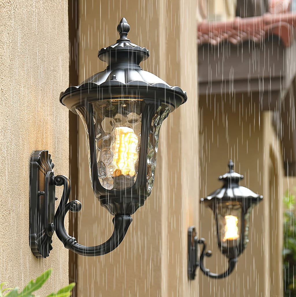 Verenia - Waterproof Vintage Outdoor Wall Lamp Frosted Glass