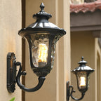 Verenia - Waterproof Vintage Outdoor Wall Lamp Frosted Glass