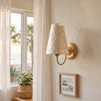 Paloma Textured Shell Wall Sconce