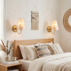 Paloma Textured Shell Wall Sconce