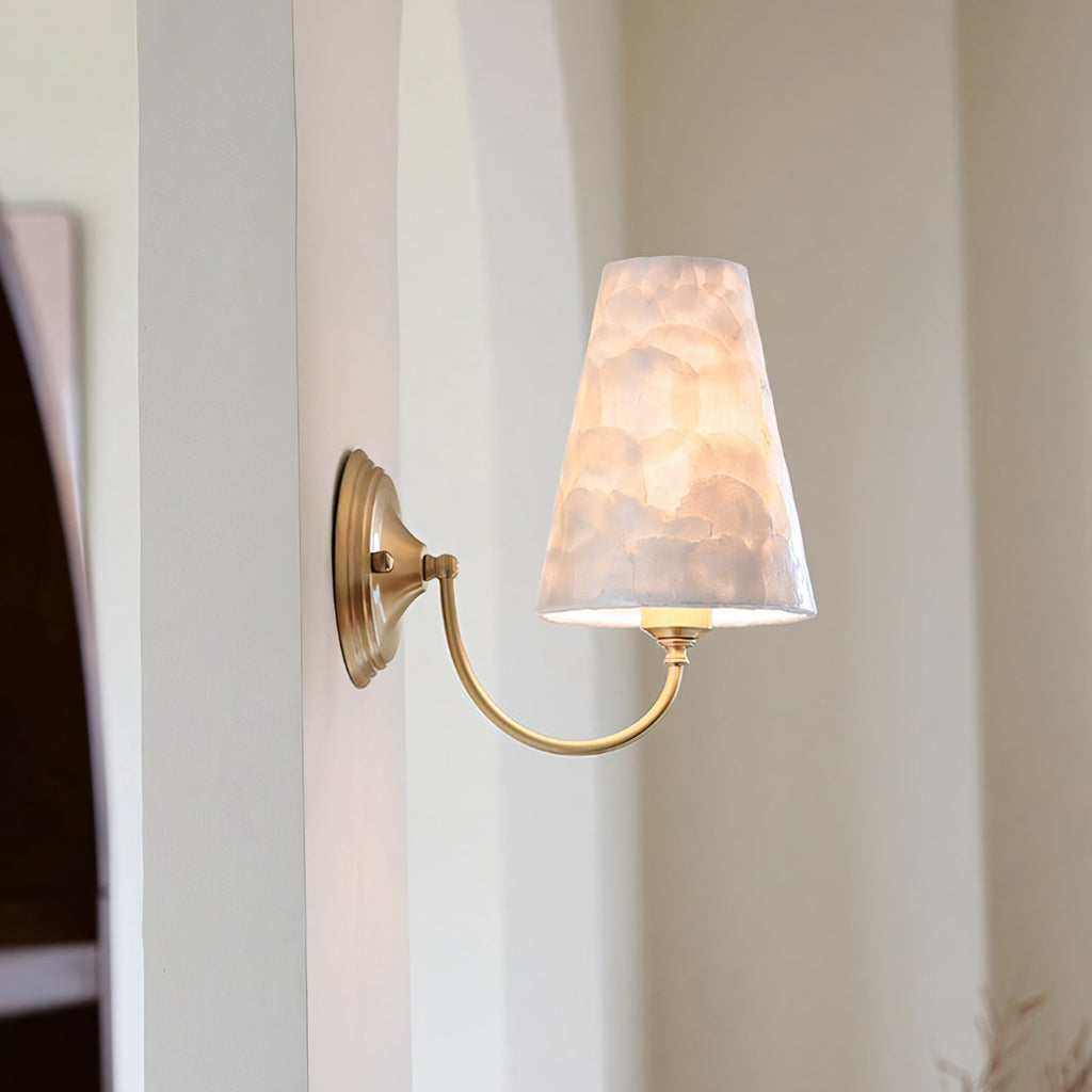 Paloma Textured Shell Wall Sconce