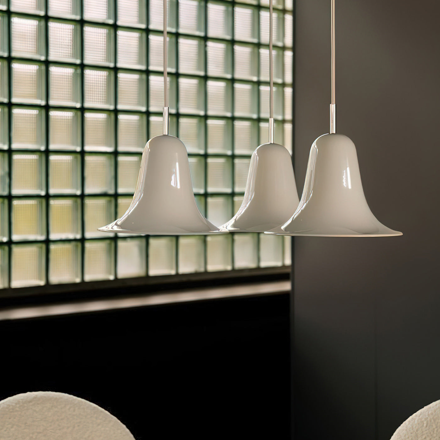 Flared Bell Dome Pendant Light