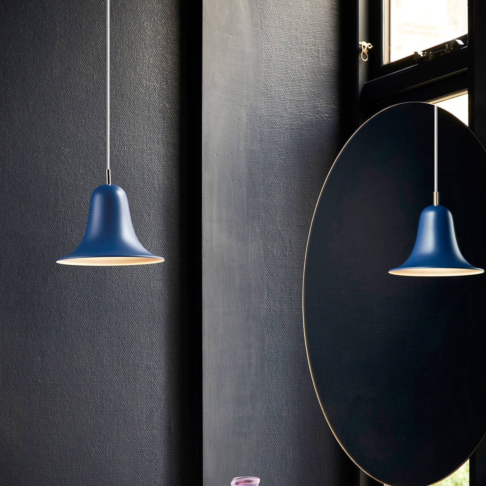Flared Bell Dome Pendant Light