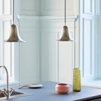 Flared Bell Dome Pendant Light