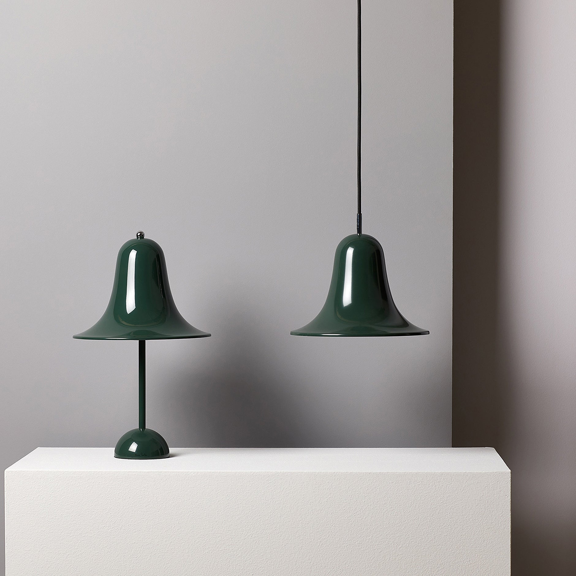 Flared Bell Dome Pendant Light