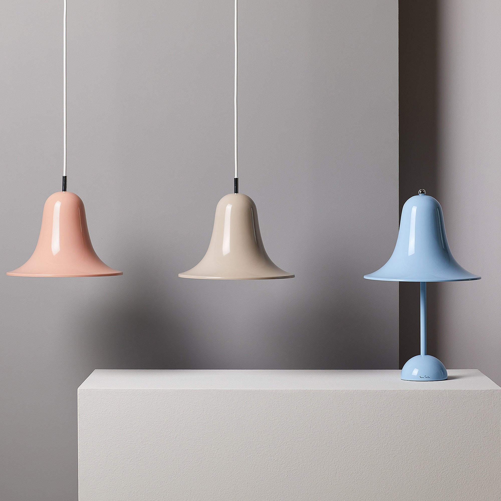 Flared Bell Dome Pendant Light