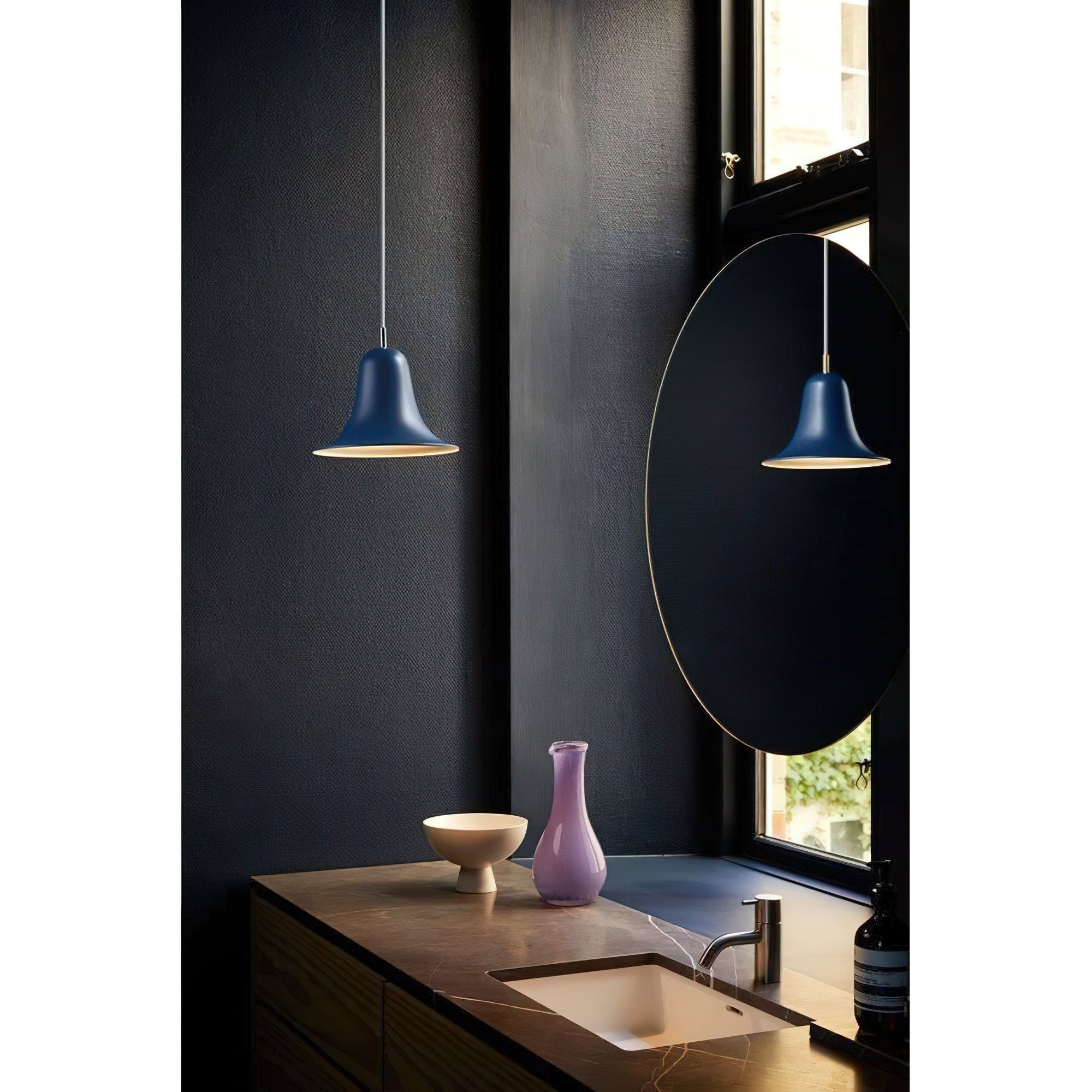 Flared Bell Dome Pendant Light