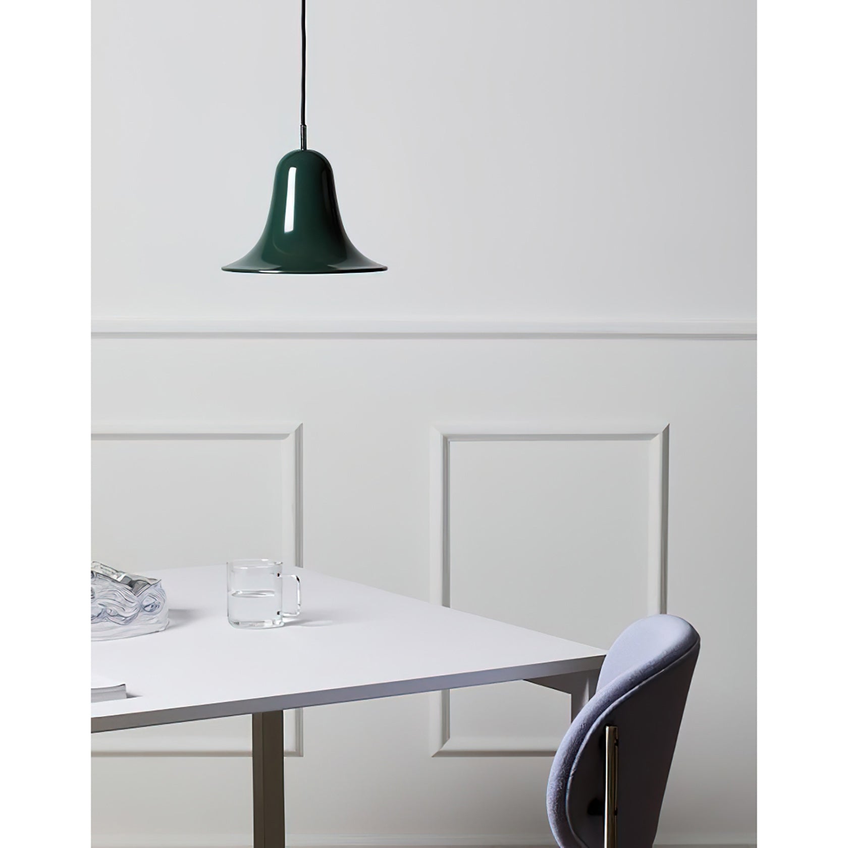 Flared Bell Dome Pendant Light