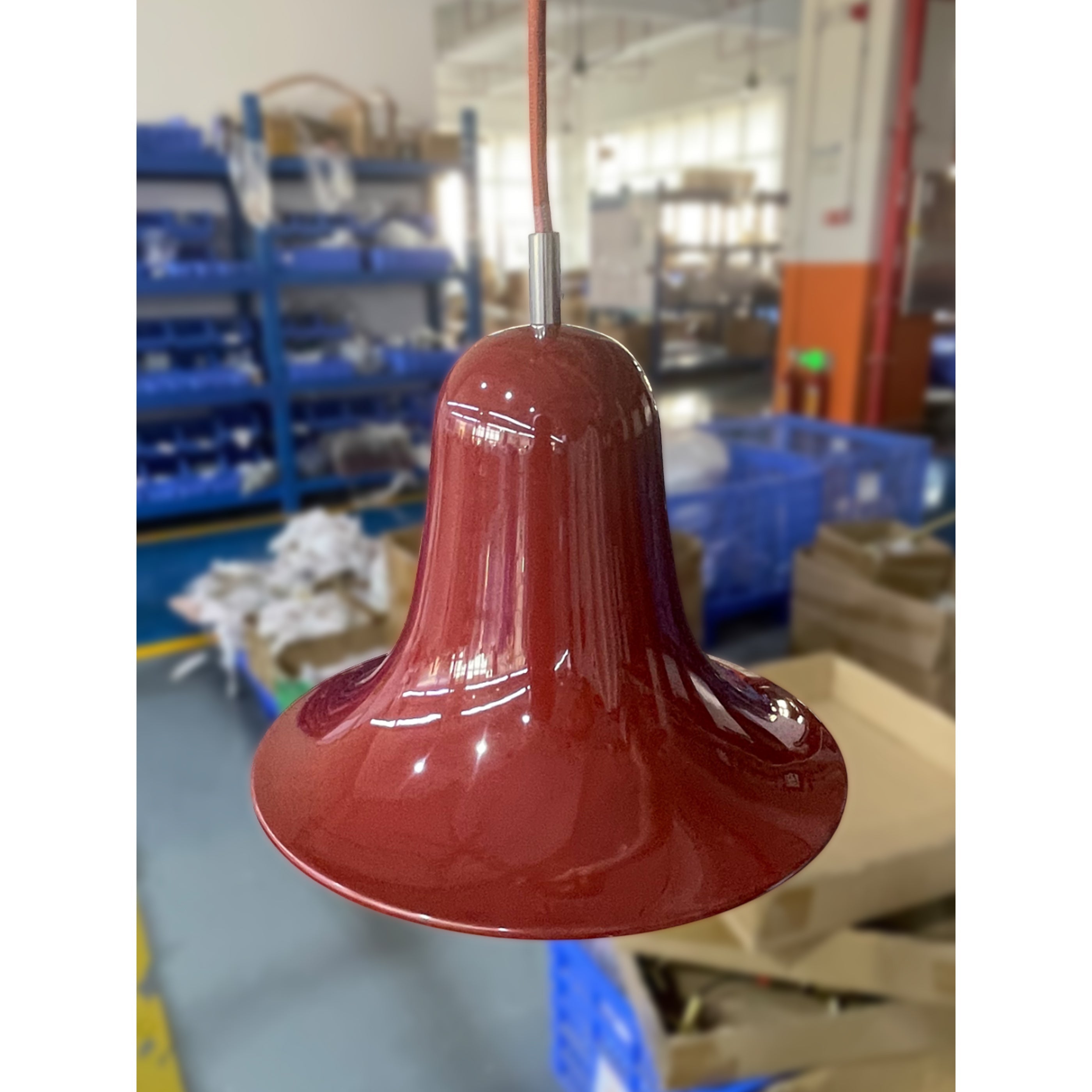 Flared Bell Dome Pendant Light