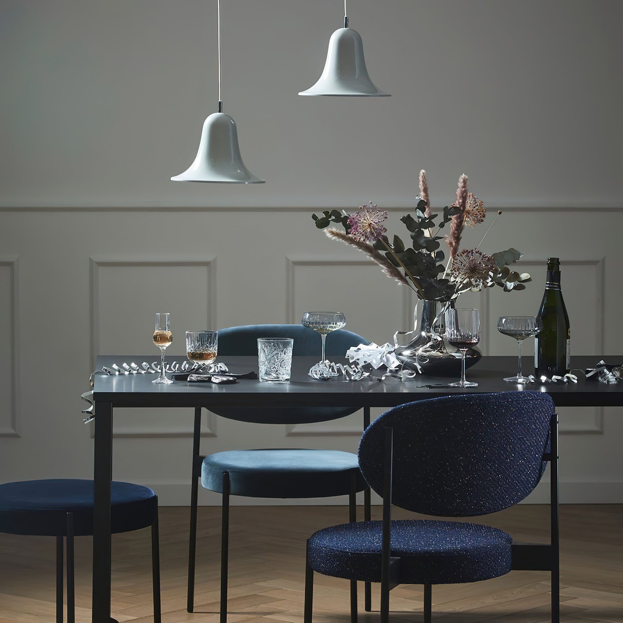 Flared Bell Dome Pendant Light