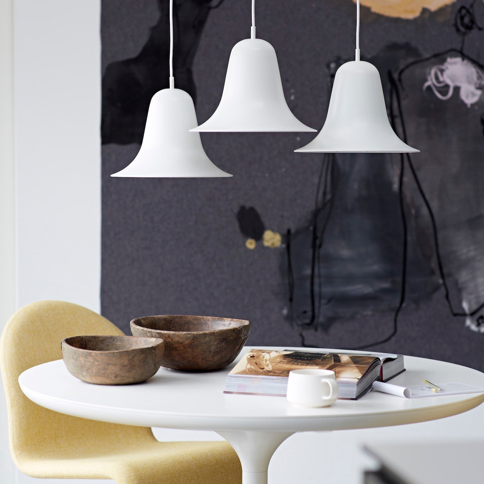 Flared Bell Dome Pendant Light
