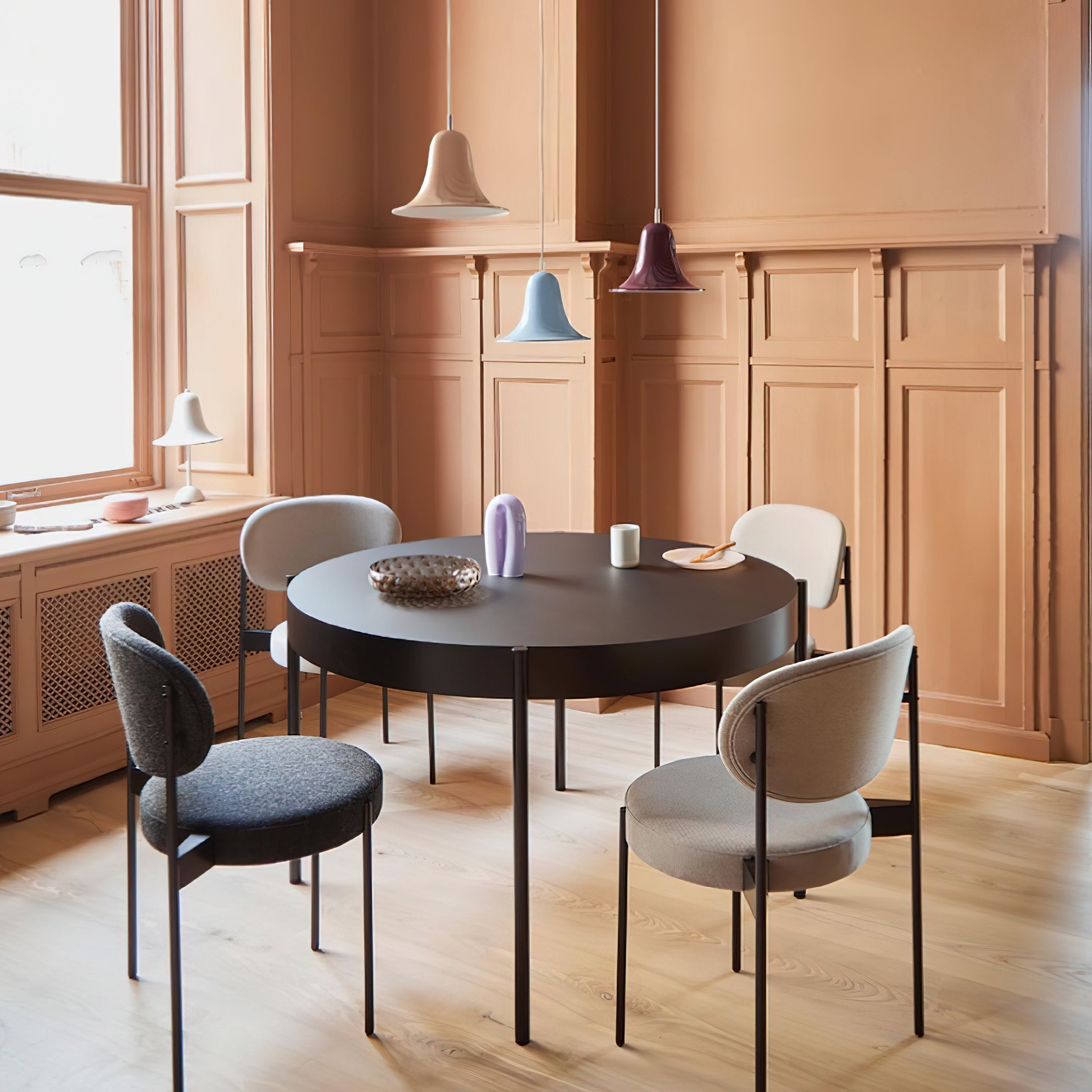 Flared Bell Dome Pendant Light