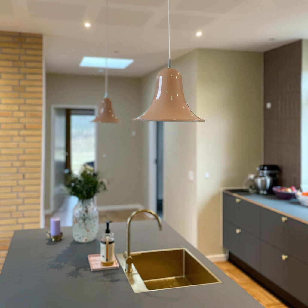 Flared Bell Dome Pendant Light
