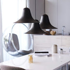 Flared Bell Dome Pendant Light