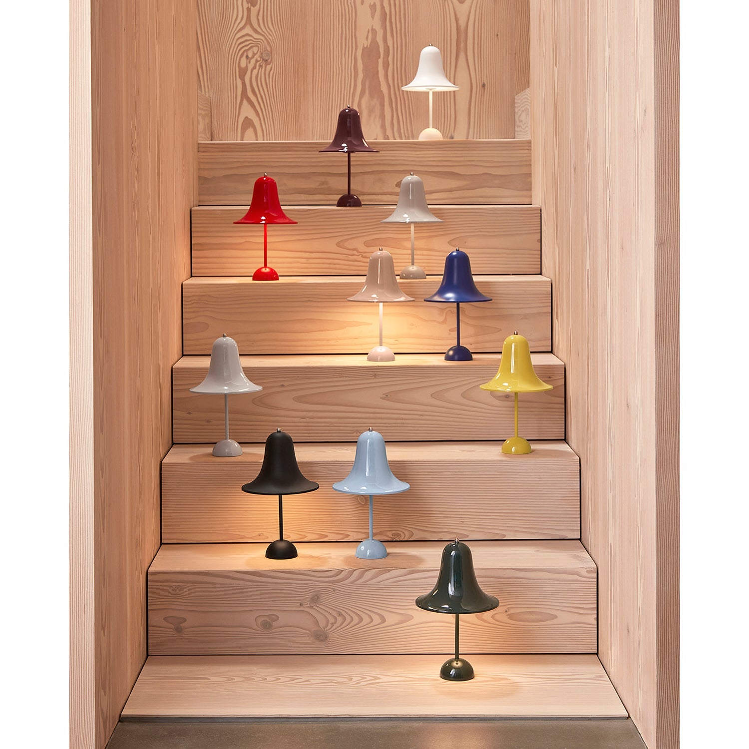 Flared Bell Cordless Table Lamp