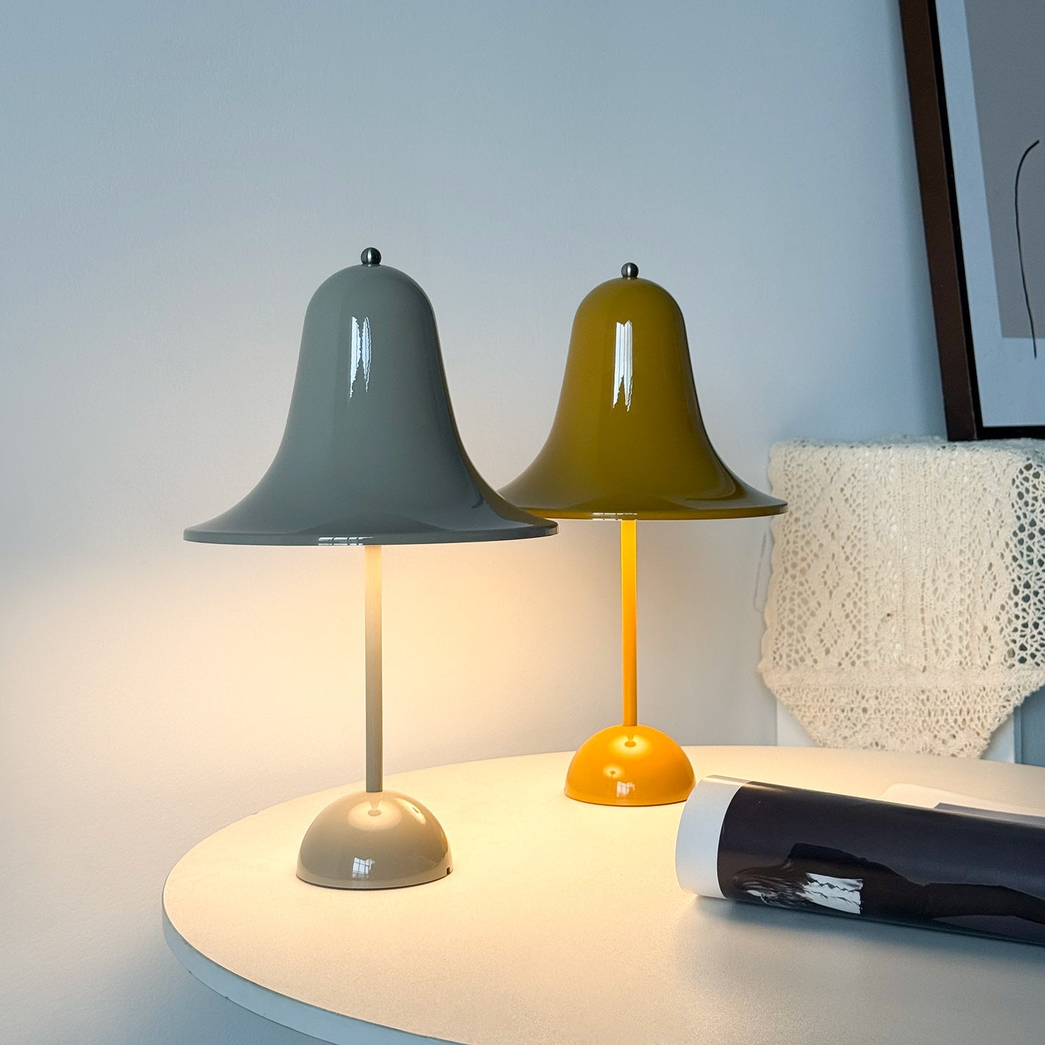 Flared Bell Cordless Table Lamp