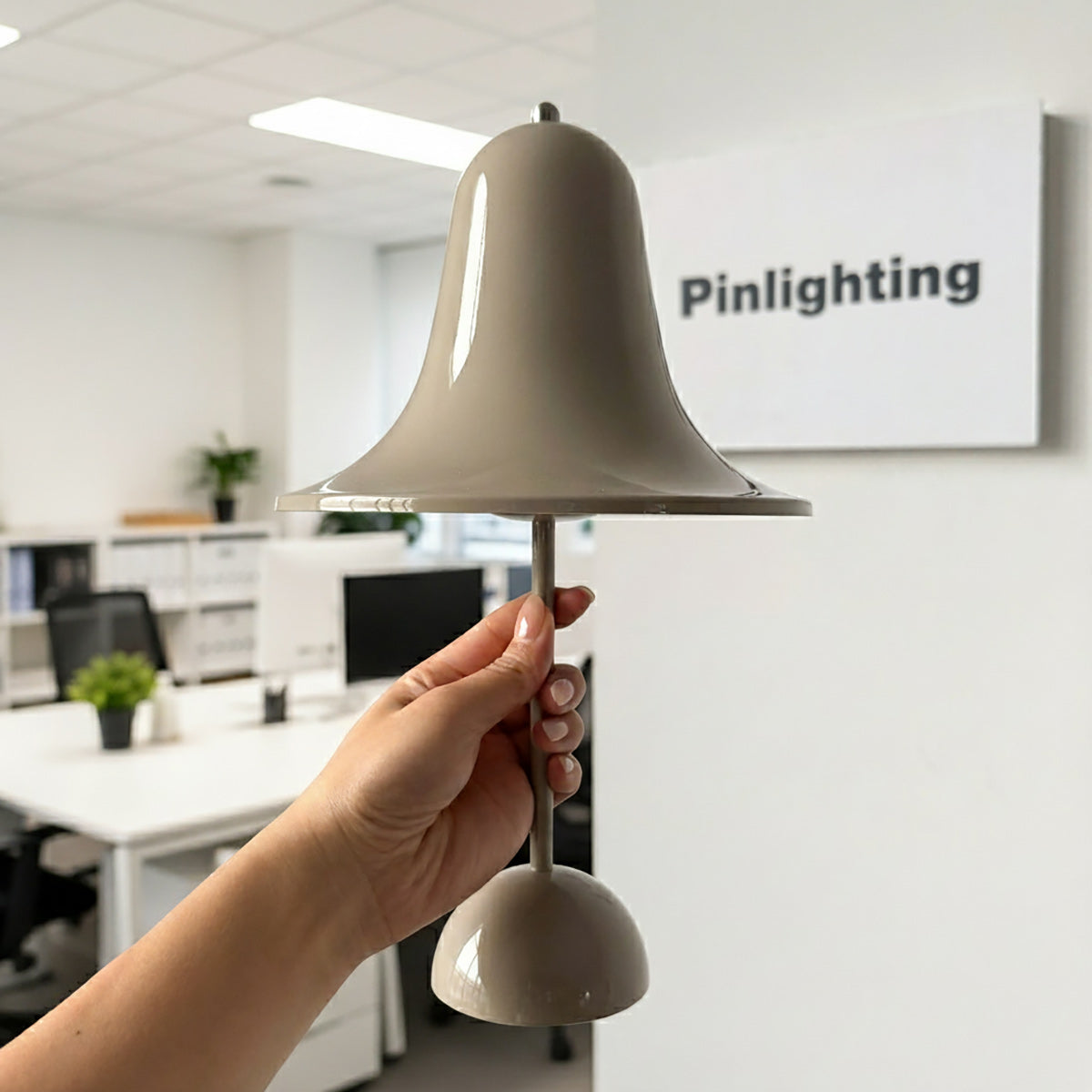 Flared Bell Cordless Table Lamp