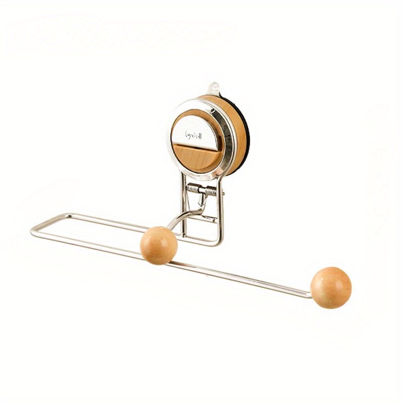 Paper Towel Holder Stainless Steel ABS Suction Mount No Drill Installation