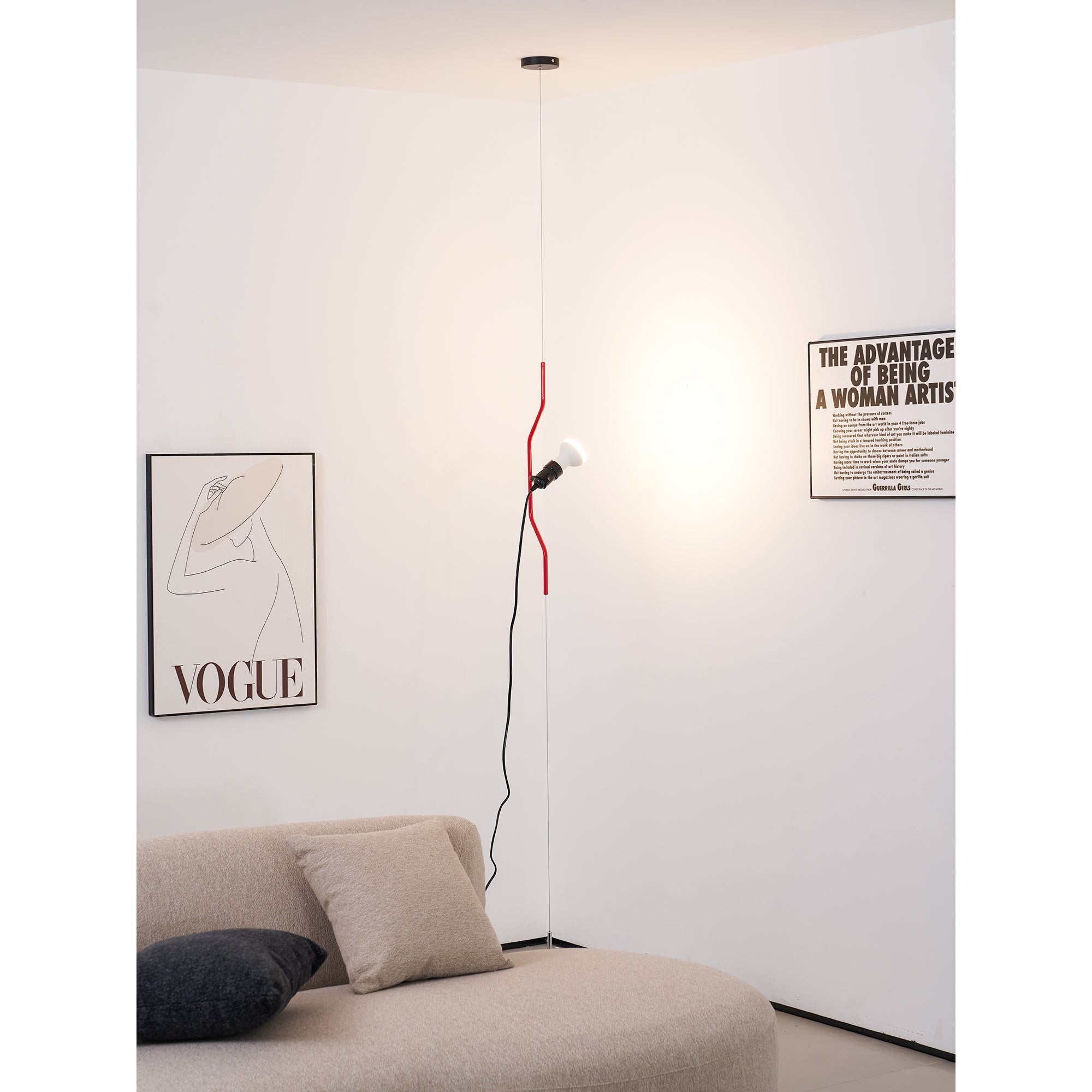 Adjustable Spotlight Tension Pendant Light