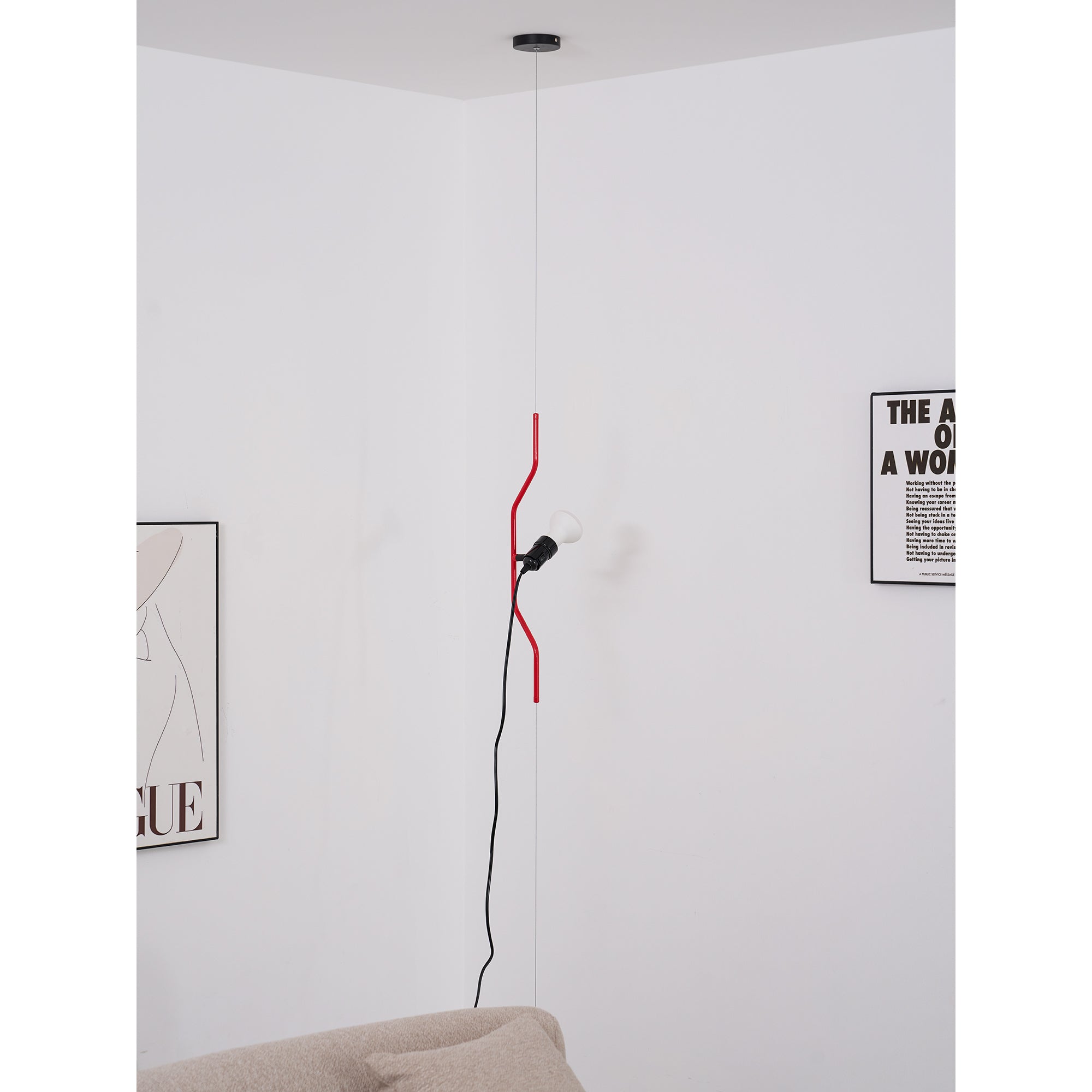 Adjustable Spotlight Tension Pendant Light