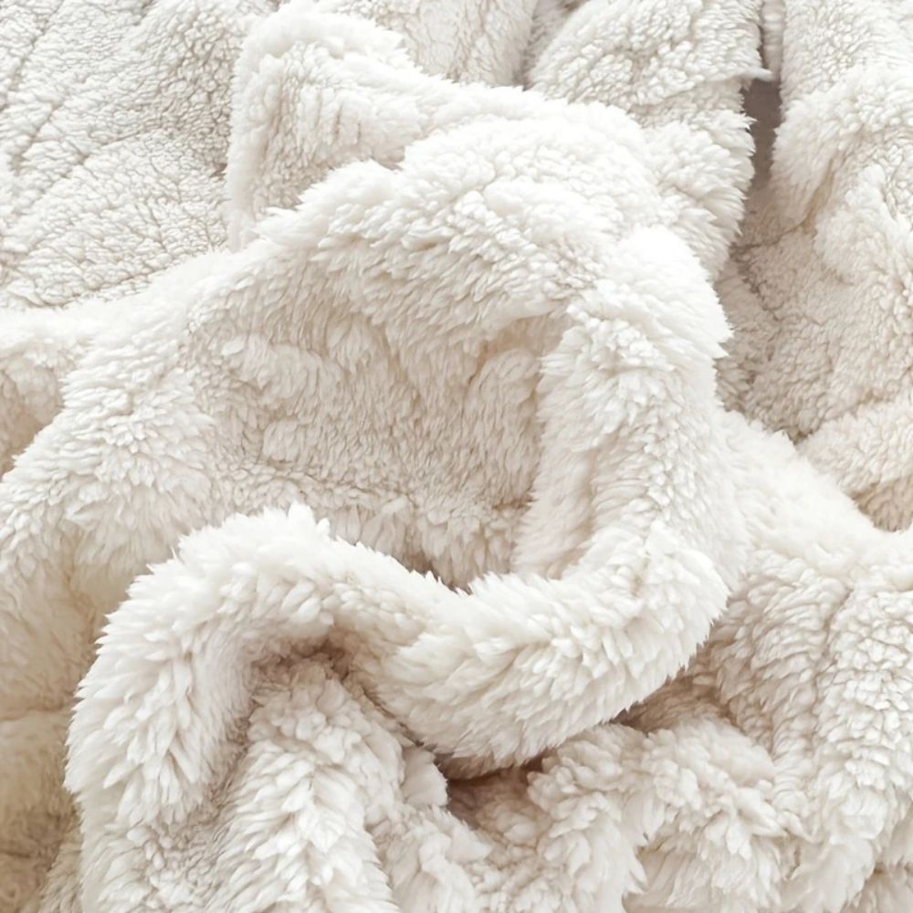 ParisLoom: Jacquard Fleece Blanket – Soft Sofa & Bed Blanket in French Design