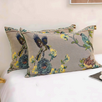 PastellKnopf: Pillowcase with Buttons – Easy Care & Decorative for Guest Rooms (Set of 2)