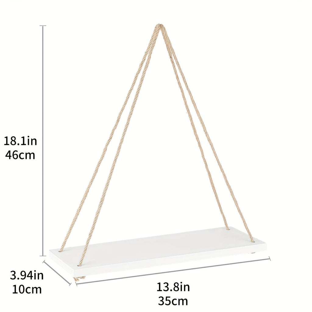 PastellLeben: Hanging Wall Shelves – Stylish, Low-Maintenance & Decorative for Plants, Pictures & Living Spaces