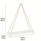 PastellLeben: Hanging Wall Shelves – Stylish, Low-Maintenance & Decorative for Plants, Pictures & Living Spaces