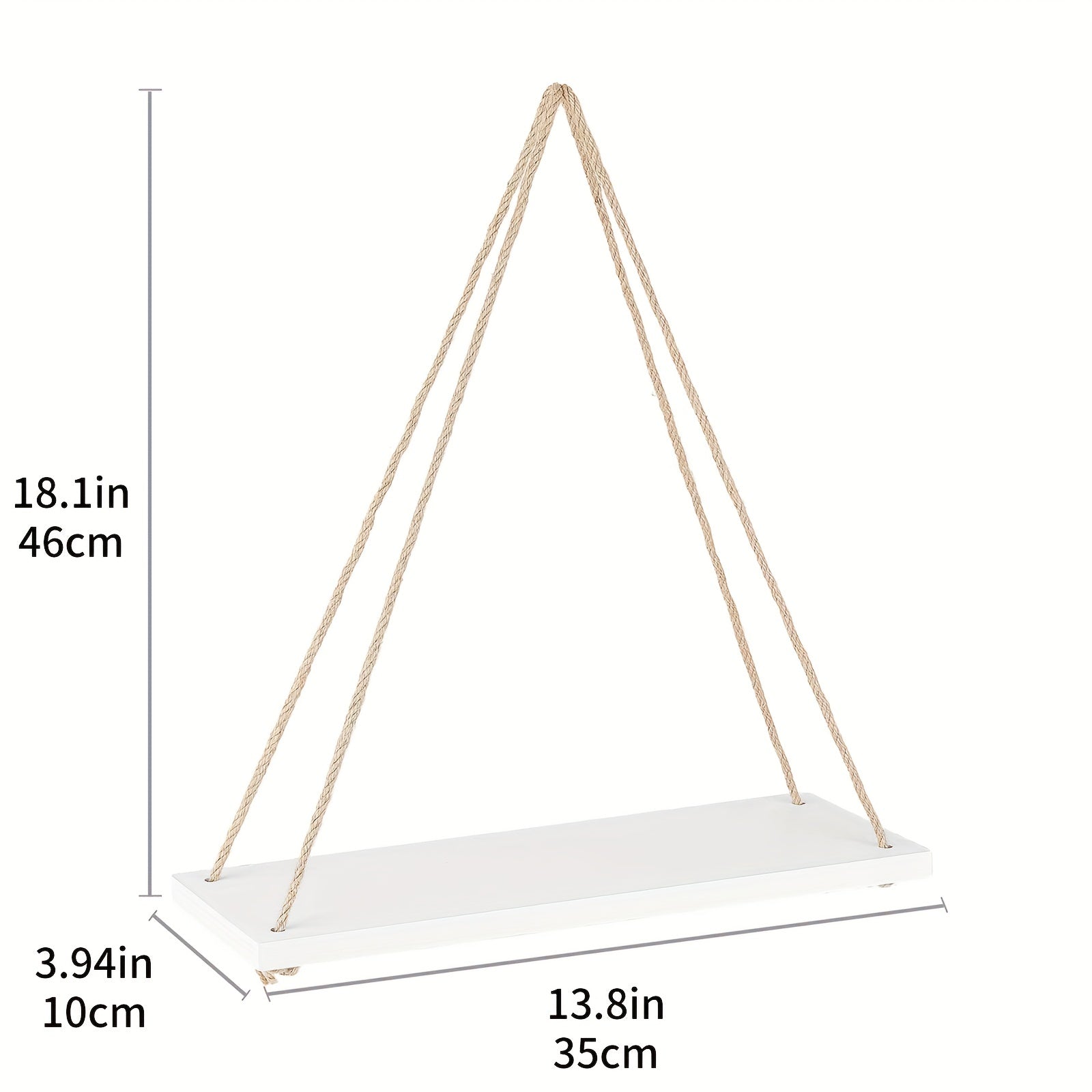 PastellLeben: Hanging Wall Shelves – Stylish, Low-Maintenance & Decorative for Plants, Pictures & Living Spaces