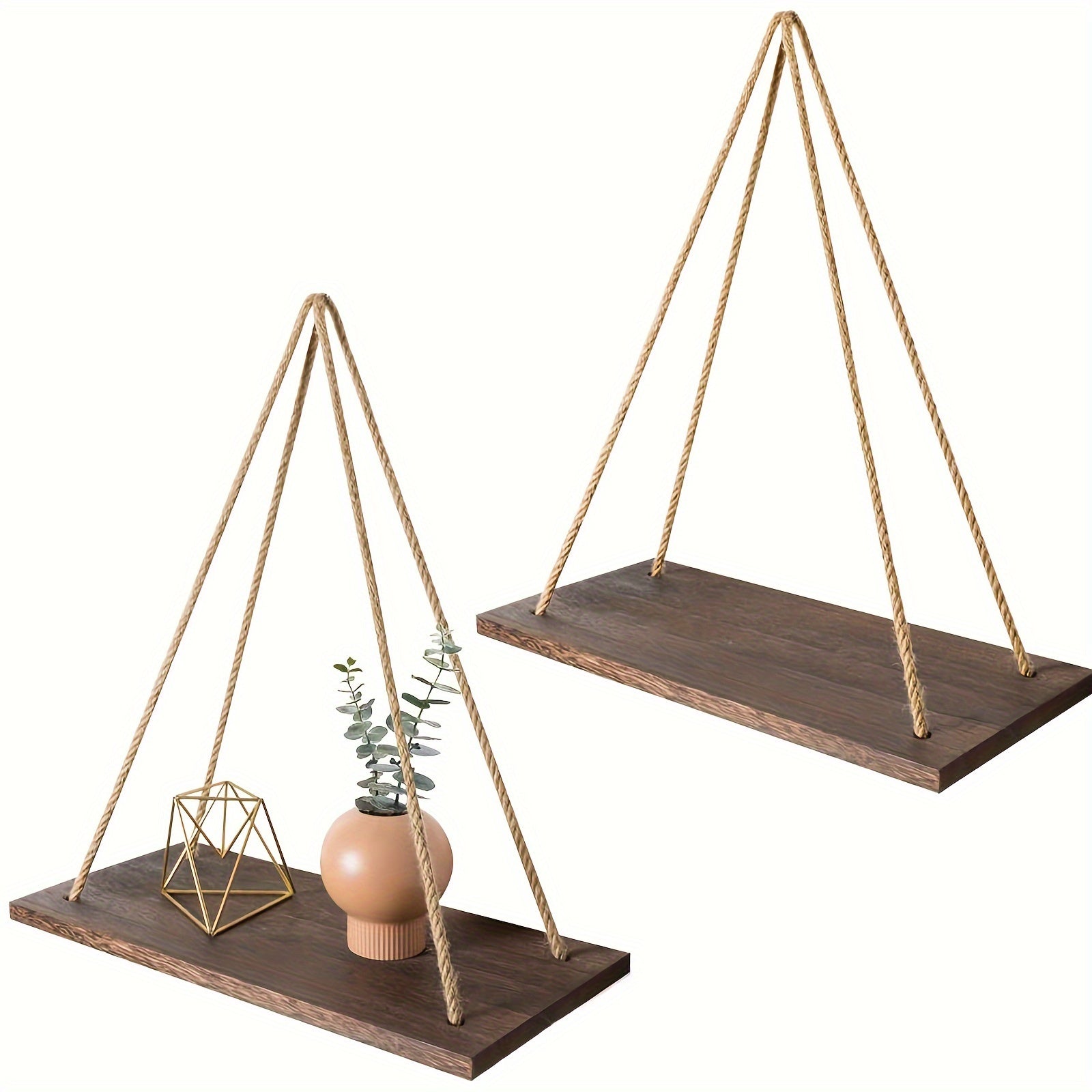 PastellLeben: Hanging Wall Shelves – Stylish, Low-Maintenance & Decorative for Plants, Pictures & Living Spaces