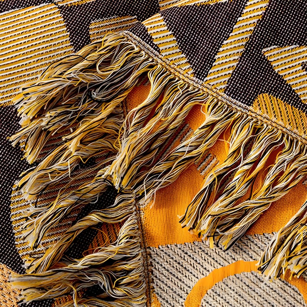 PatchworkFlair: Cotton blankets with reversible tribal design & stylish look – for bedroom & living area