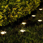 Solar Garden Light Paw Print Design Outdoor Automatic