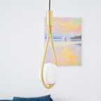 Selvione – Ceiling lamp with Pearl cluster and Elegant light structure