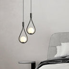 Selvione – Ceiling lamp with Pearl cluster and Elegant light structure