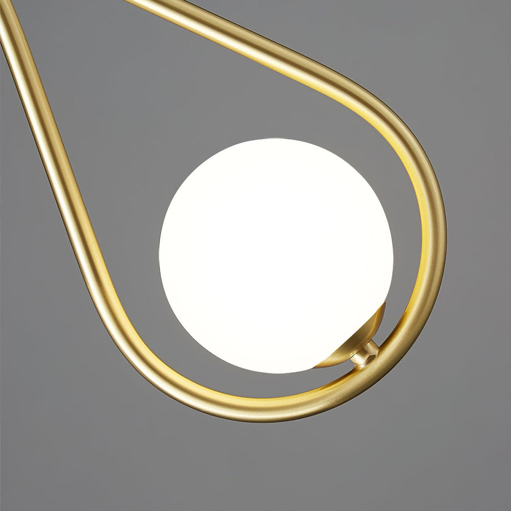 Selvione – Ceiling lamp with Pearl cluster and Elegant light structure