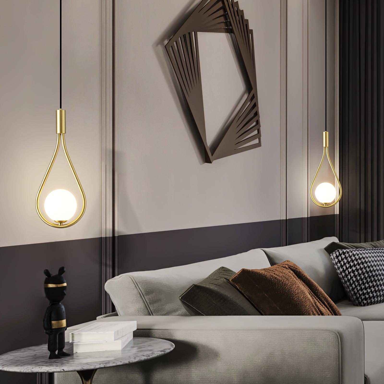 Selvione – Ceiling lamp with Pearl cluster and Elegant light structure