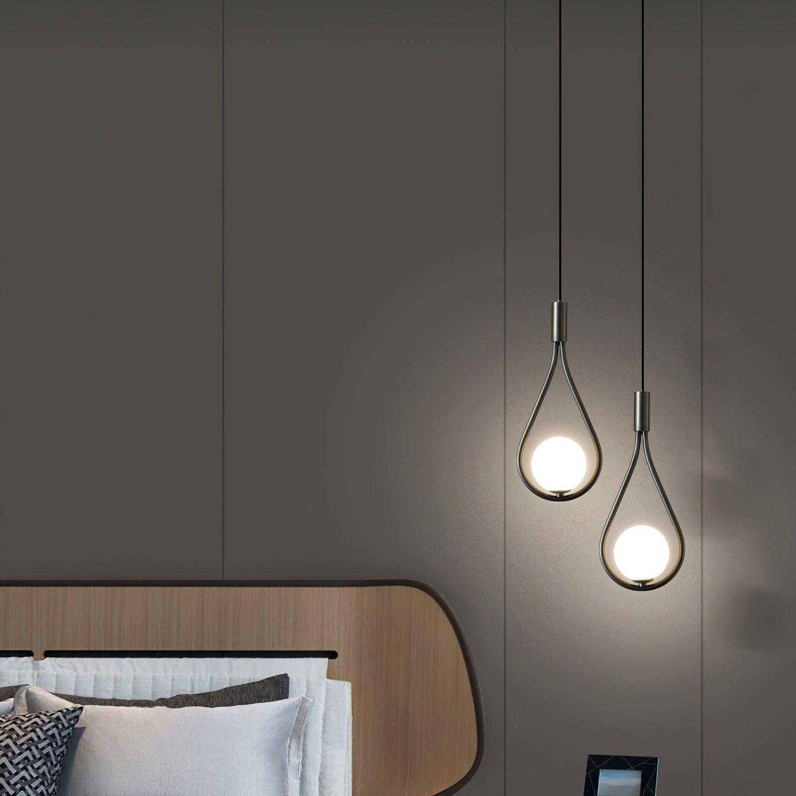 Selvione – Ceiling lamp with Pearl cluster and Elegant light structure