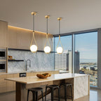 Selvione – Ceiling lamp with Pearl cluster and Elegant light structure
