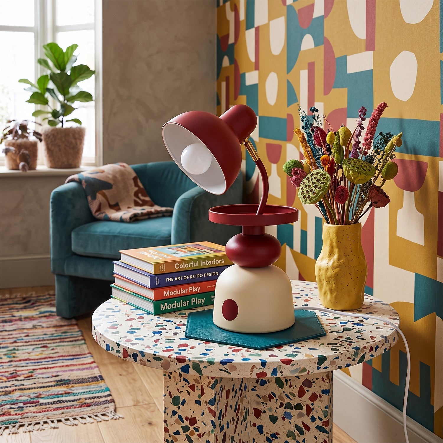 Pebble Swivel Tray Desk Lamp